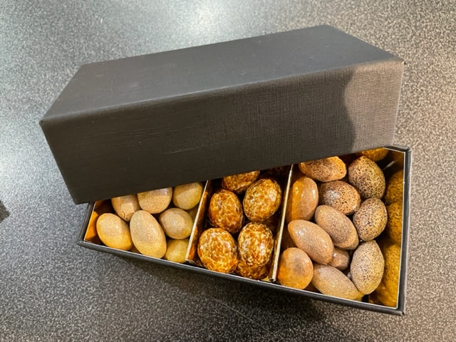 Ecrin d'amandes aux trois chocolats