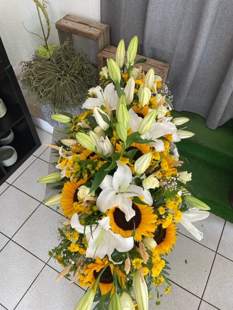 Raquette deuil couleurs vives
