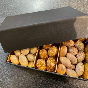 Ecrin d'amandes aux trois chocolats
