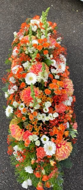 Raquette deuil couleurs vives